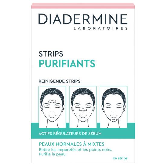 Diadermine - Strips purifiants (6 pièces)