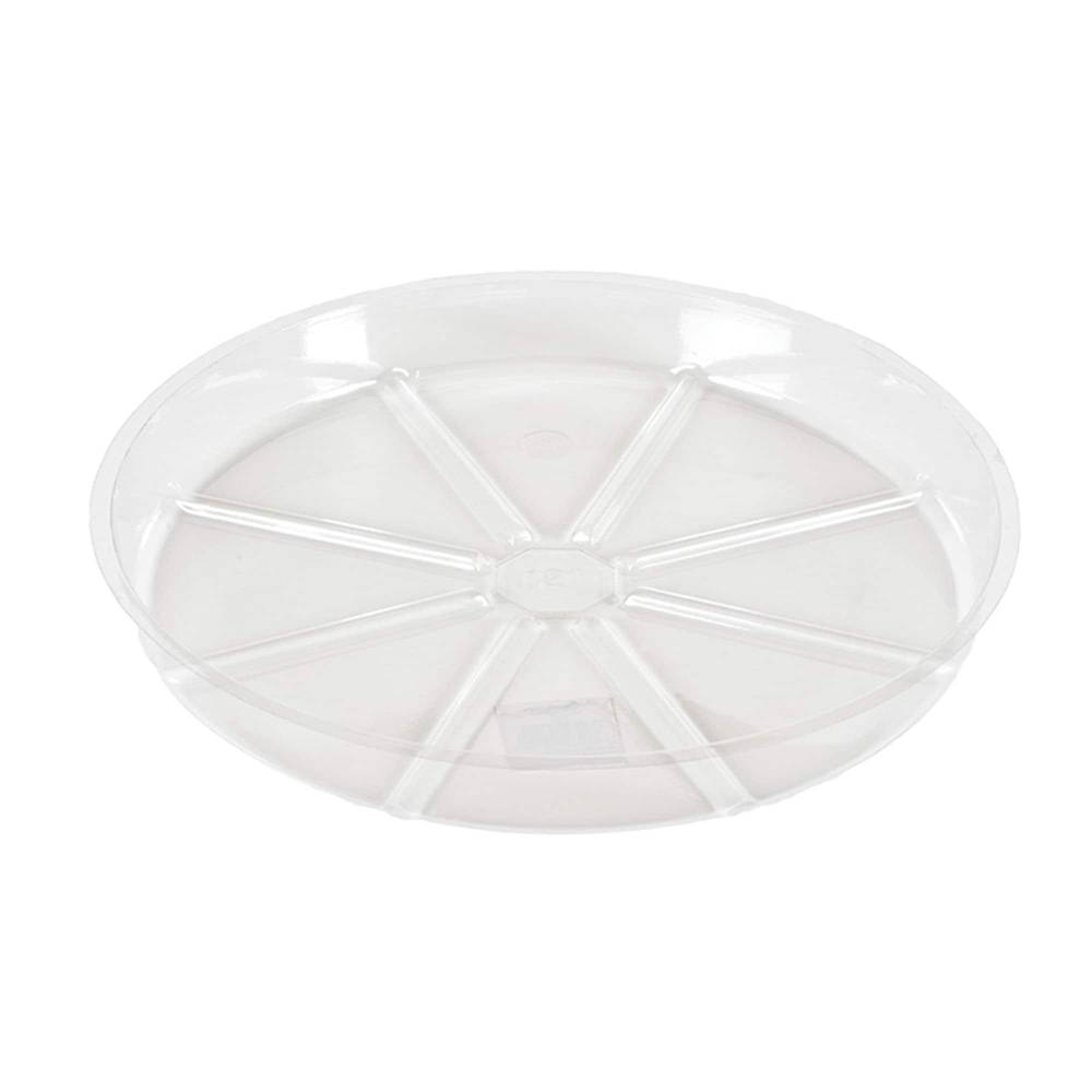 Gardener's Blue Ribbon 14-in Clear Plastic Plant Saucer | TS14