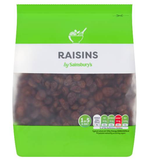 Sainsbury's Raisins Seedless (500g)