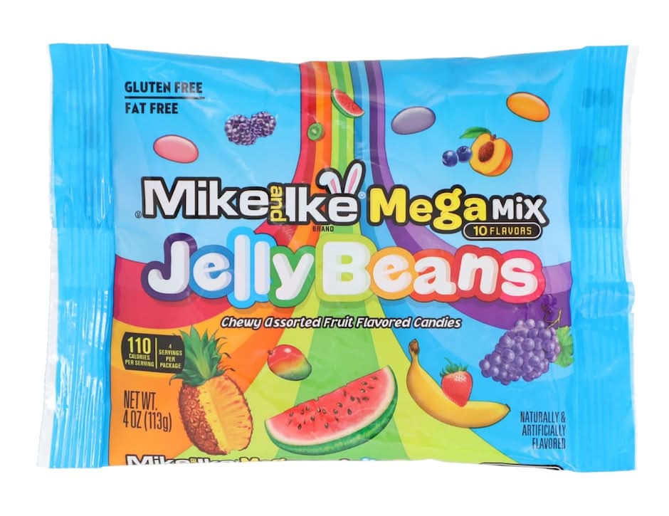MIKE AND IKE Jelly Beans Candy, Assorted (14 oz)