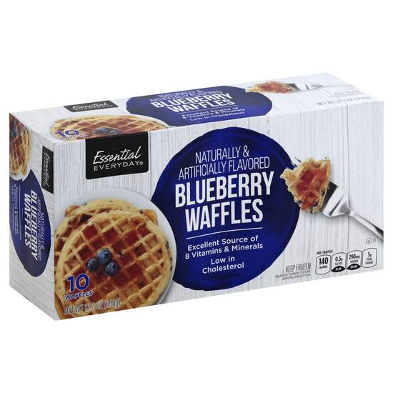 Essential Everyday Blueberry Waffles (10 ct)