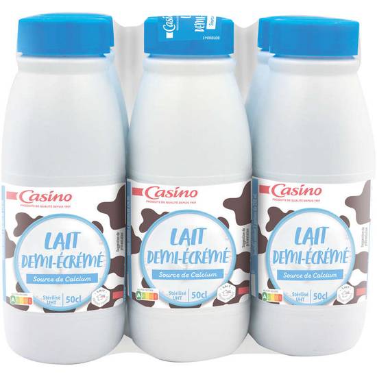 Lait demi-écrémé