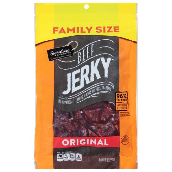 Signature Select Beef Jerky Original Family Size (8 oz)