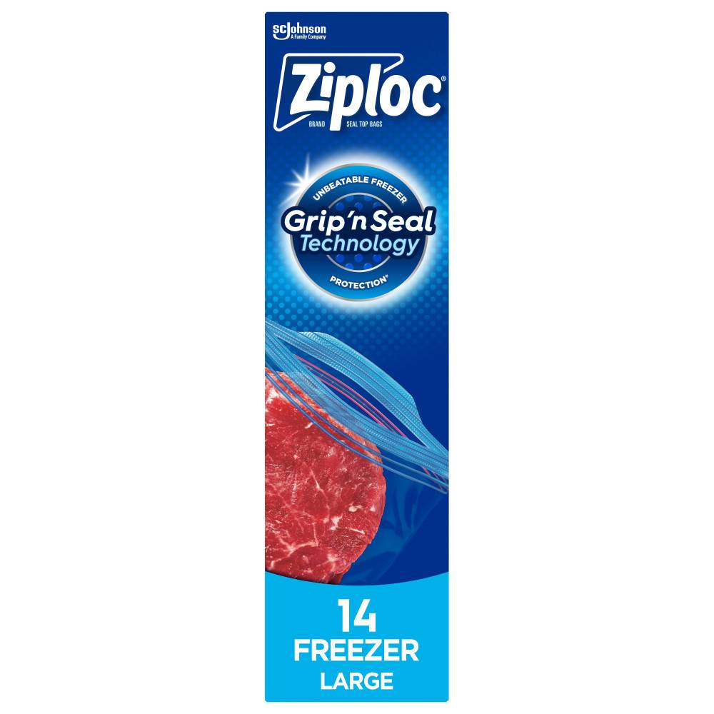 Ziploc Grip'n Seal Freezer Large (14 bags)