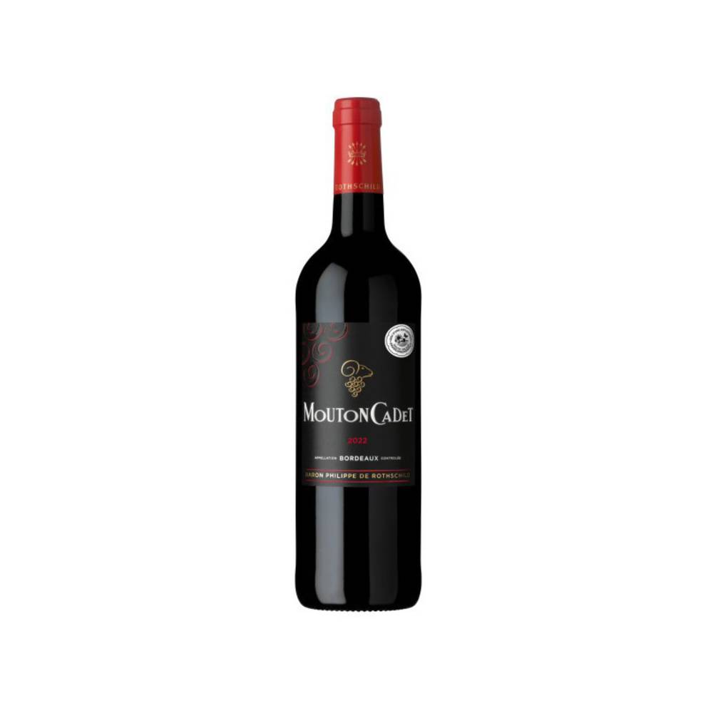 Mouton Cadet - Vin rouge Bordeaux (750 ml)