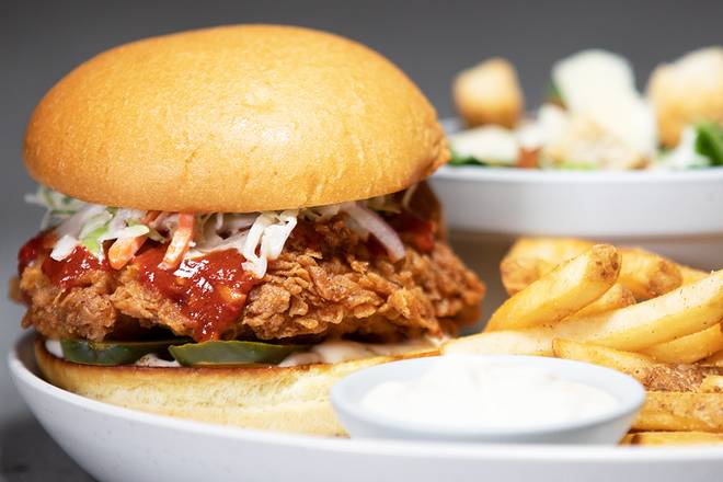 Ghost Pepper Crispy Chicken Burger