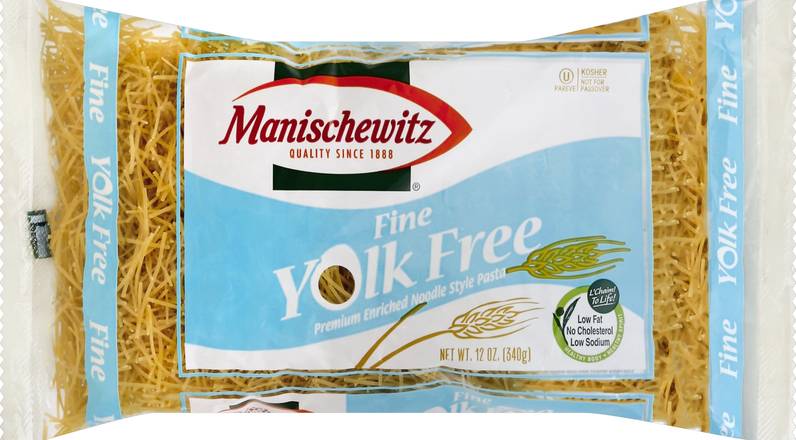Manischewitz Yolk Free Noodles (12 oz)