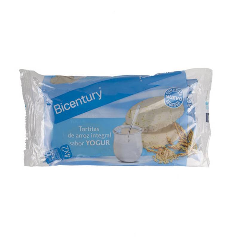 Bicentury tortitas sabor yogur (empaque 130 g)