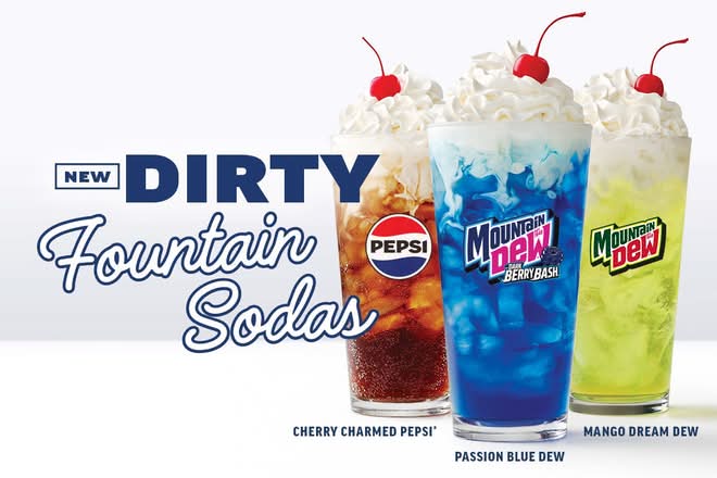 NEW Dirty Fountain Sodas