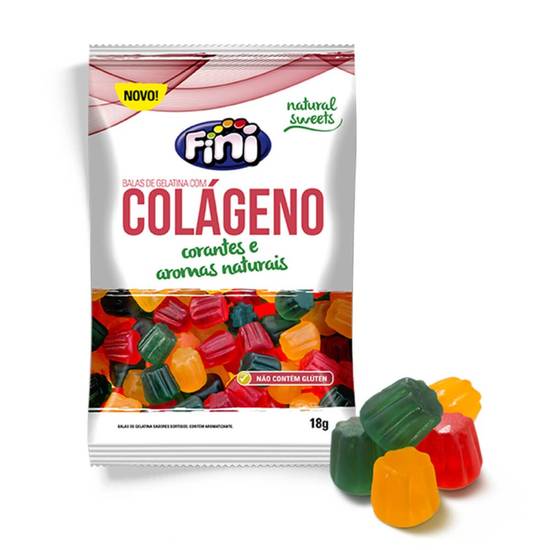 Fini bala natural sweets colágeno (18g)