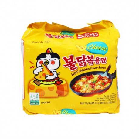 Samyang Ramen Noodles, Cheese Hot Chicken (700 g, 5 ct)