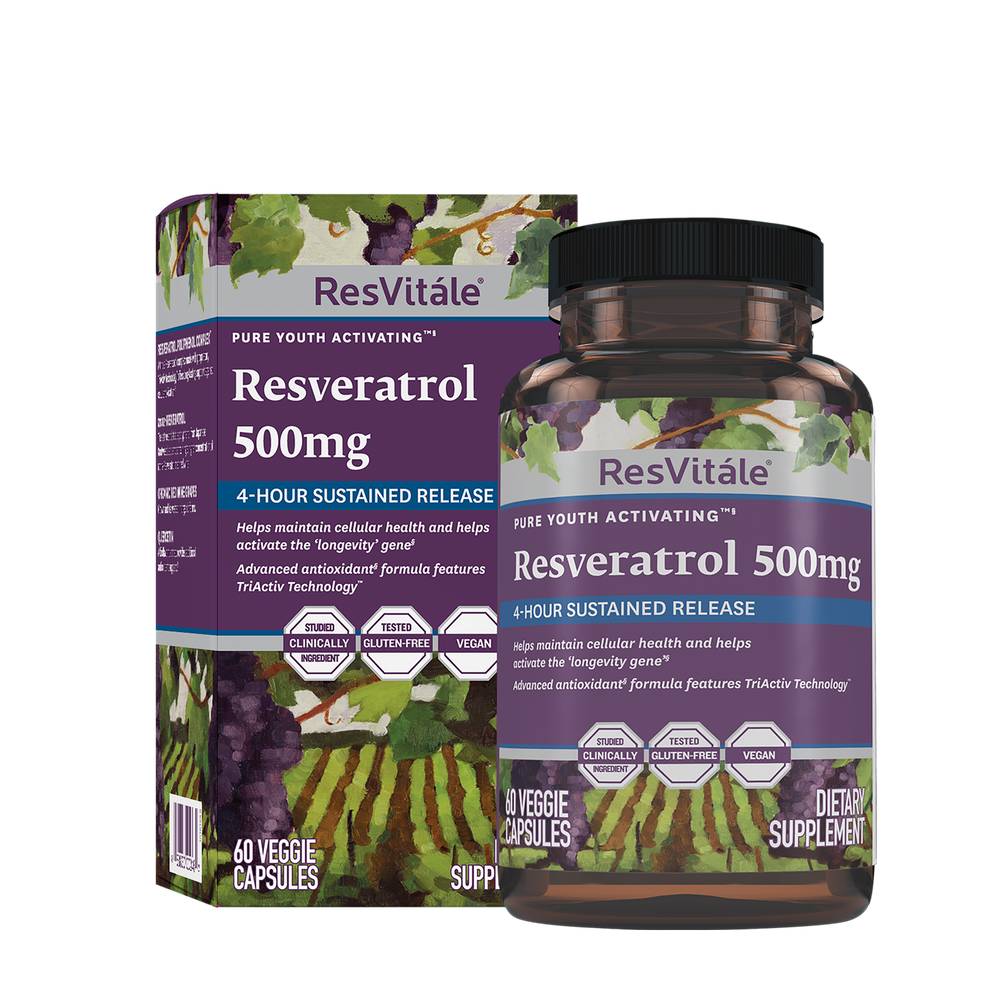 ResVitále Resveratrol Veggie Capsules (60 ct)