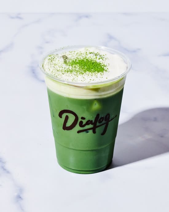 Iced Matcha Cloud Cream Latte
