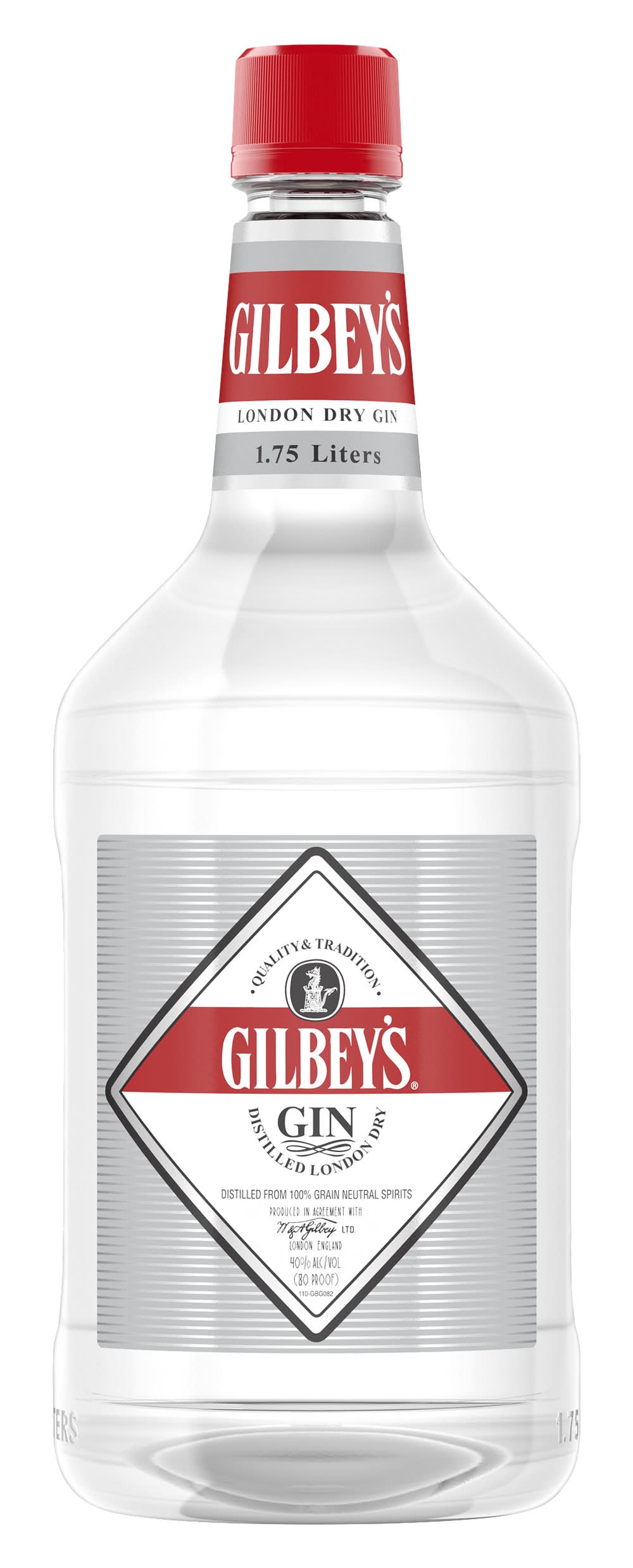 Gilbey's Distilled London Dry Gin (1.75 L)