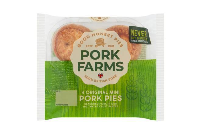 Pork Farms Mini Pork Pies 4pk 200g