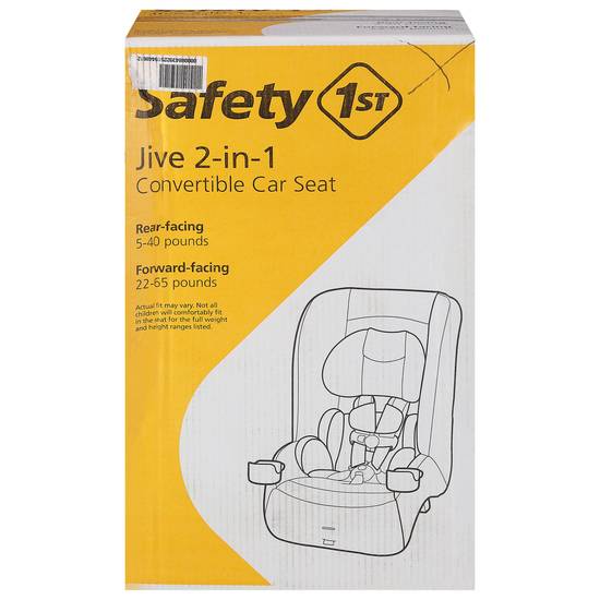 Safety 1 Jive 2-in-1 Convertible Car Seat in Dark Grey