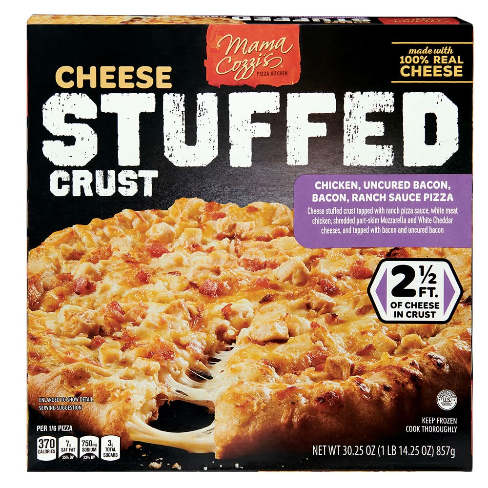 Mama Cozzi's Pizza Kitchen Cheese Stuffed Crust, Assorted (30.25 oz)