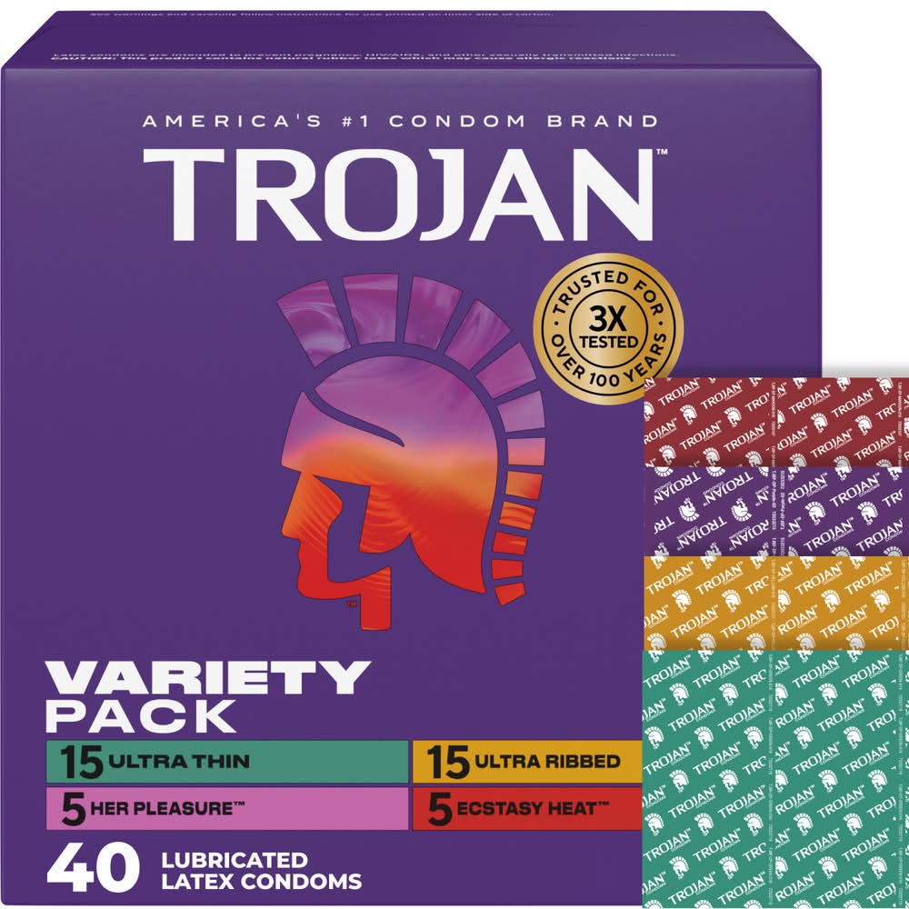 Trojan Condoms Variety pack Delivery Near Me | Order Online | Uber