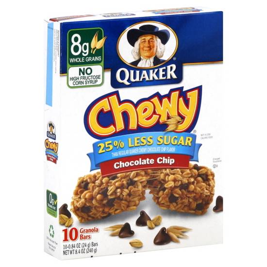 Quaker Chewy Granola Bars (chocolate cips)