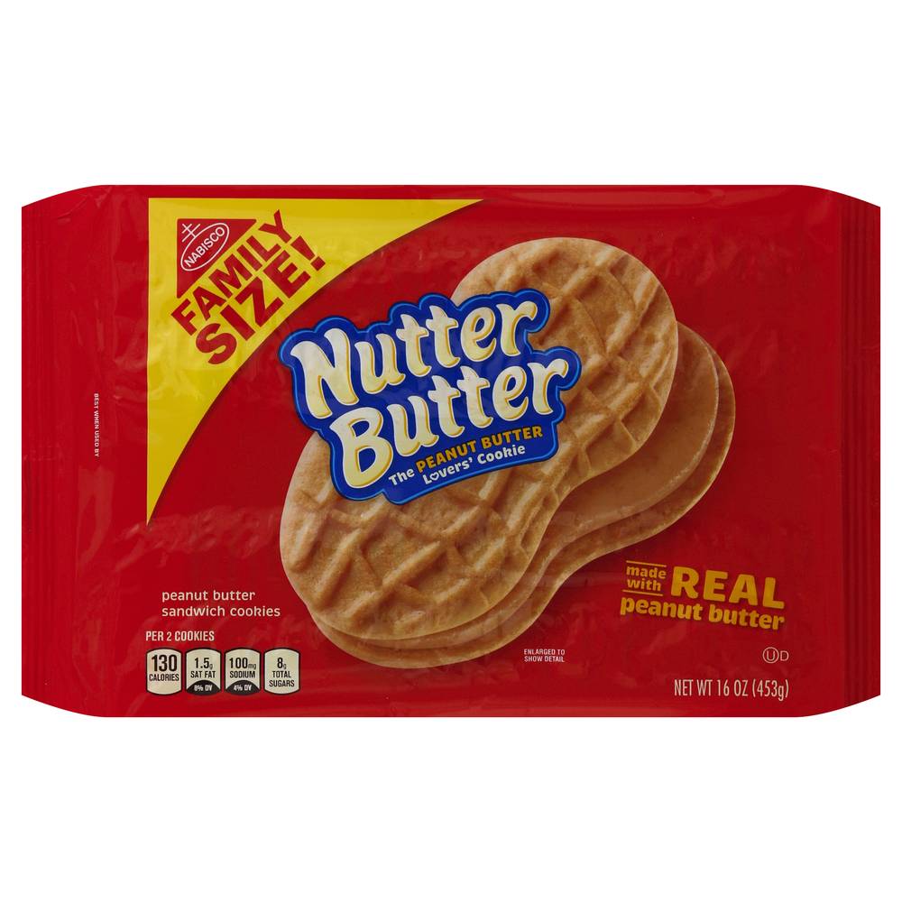 Nutter Butter Sandwich Cookies (peanut butter)