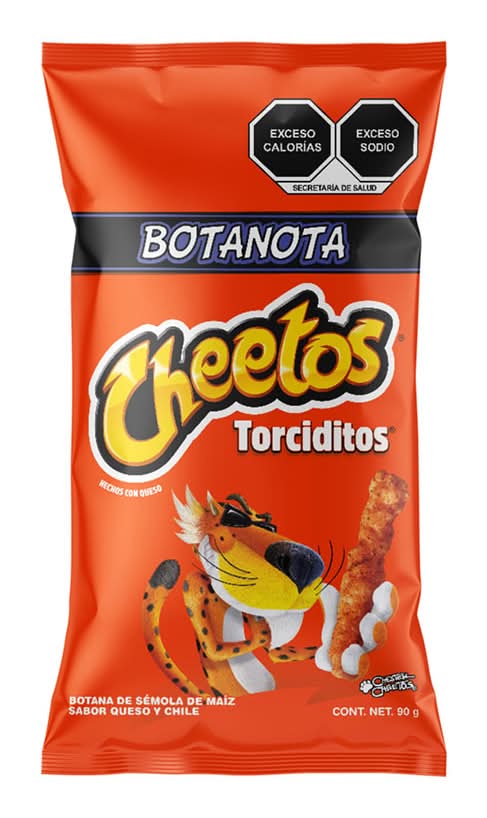Cheetos · Torciditos botana de sémola de maíz, queso-chile (90 g)