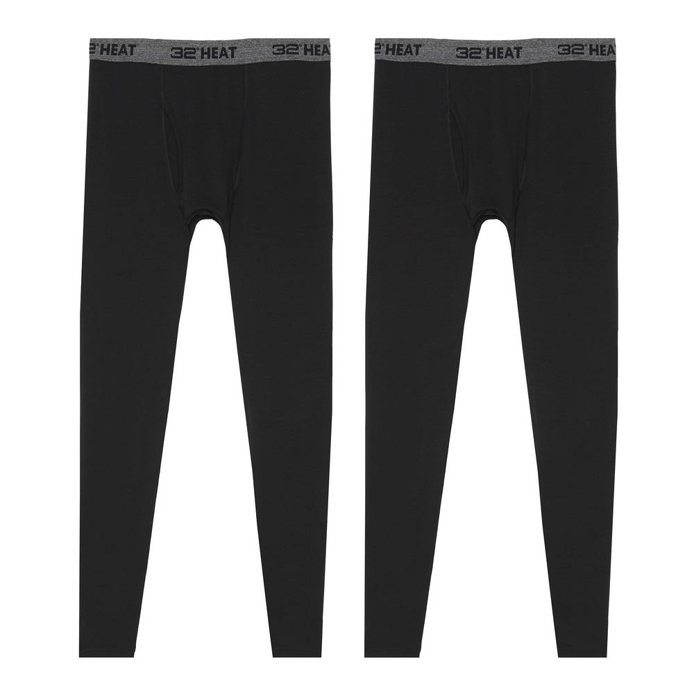 32 Degrees Men's Heat Pant, X-Large, 2-pack