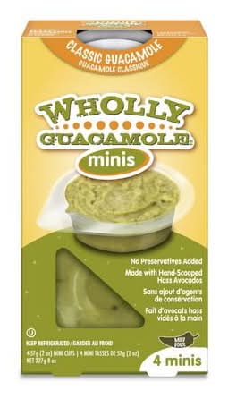 Wholly Guacamole Minis Classic Guacamole (228 g, 4 ct)