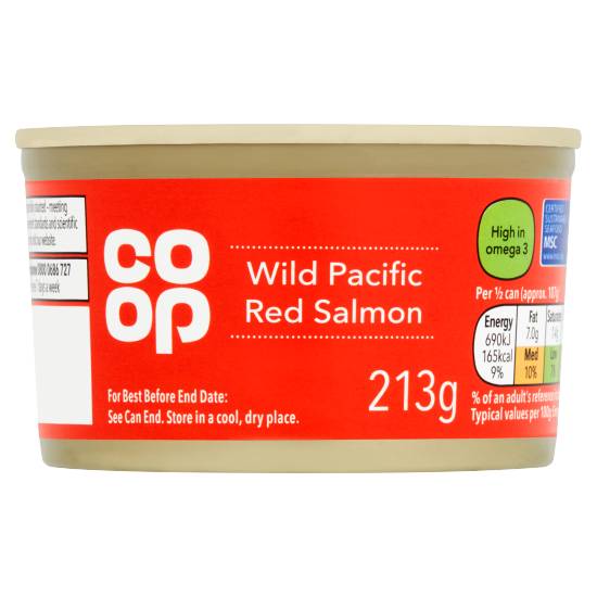 Co-Op Wild Pacific Red Salmon 213g