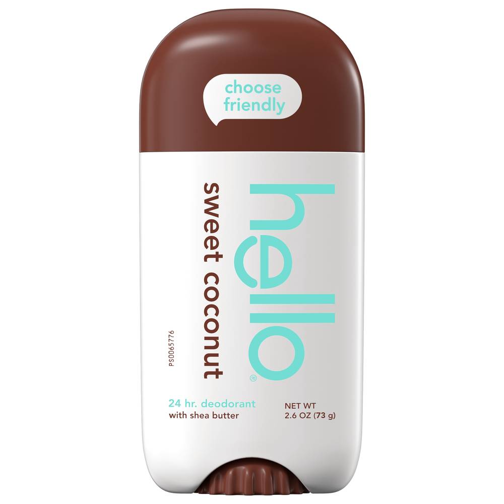 Hello Sweet Coconut Deodorant (2.6 oz)