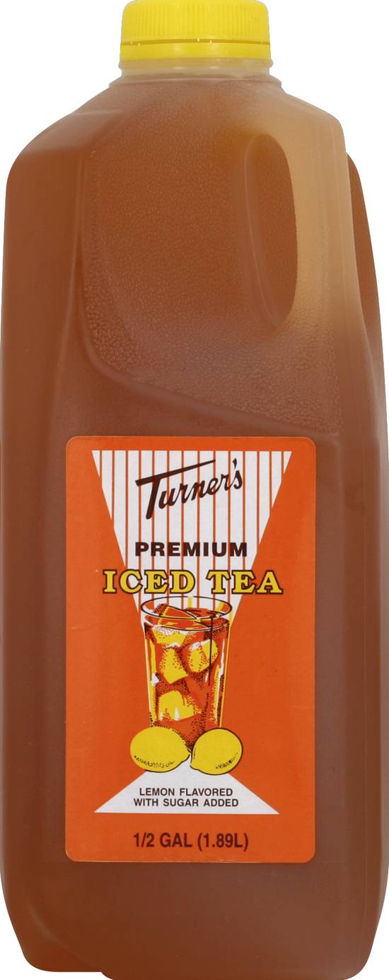 Turner's Premium Iced Tea (0.5 gal) (lemon)
