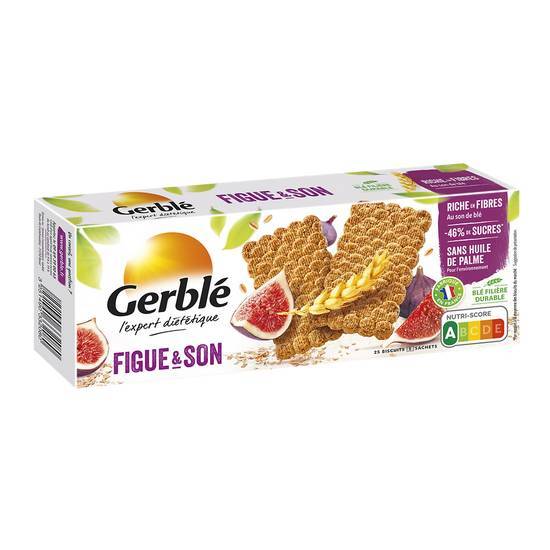 Gerblé - Biscuits au son de blé et à la figue (25 pièces)