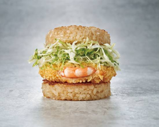 海味蝦排��米堡 Rice Burger with Shrimp Chop