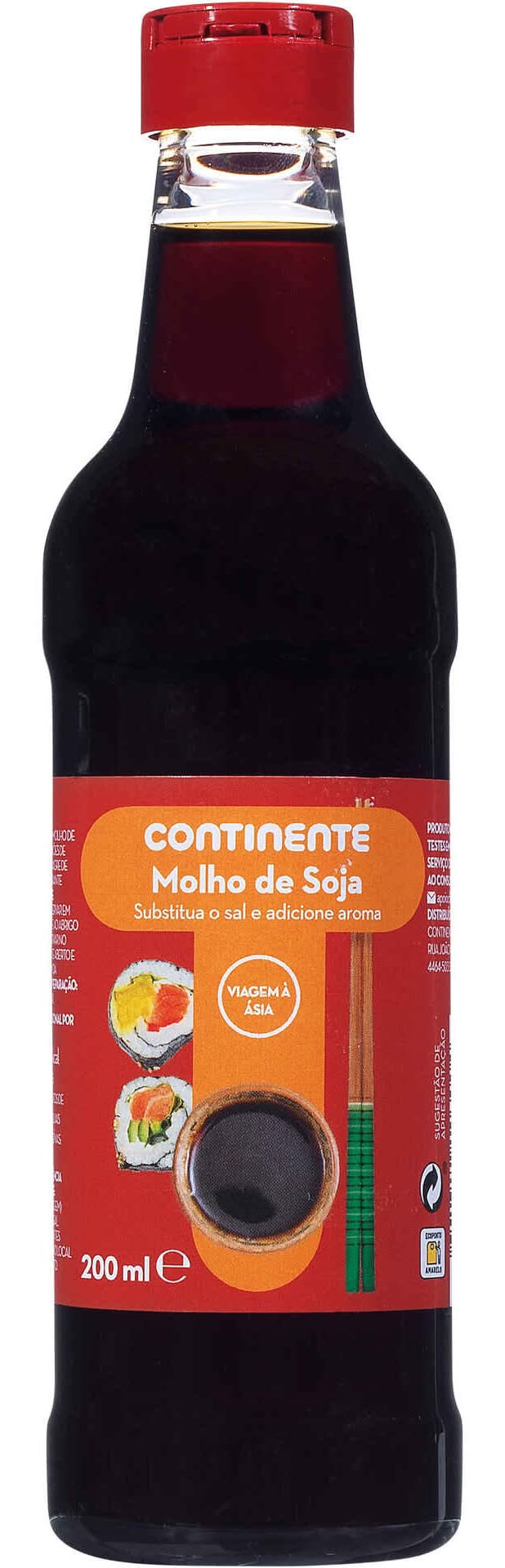 Molho de Soja Continente (emb. 200 ml)