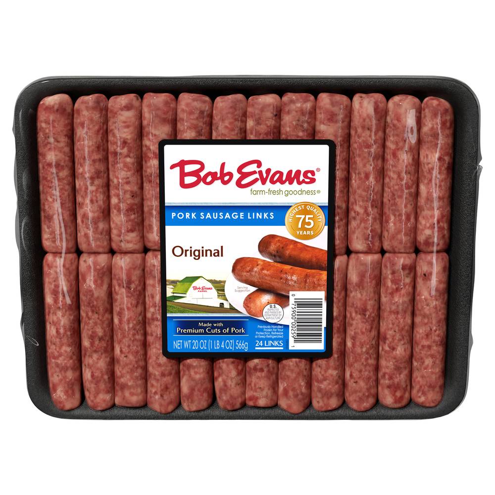 Bob Evans Original Pork Sausage Links (20 oz, 24 ct)