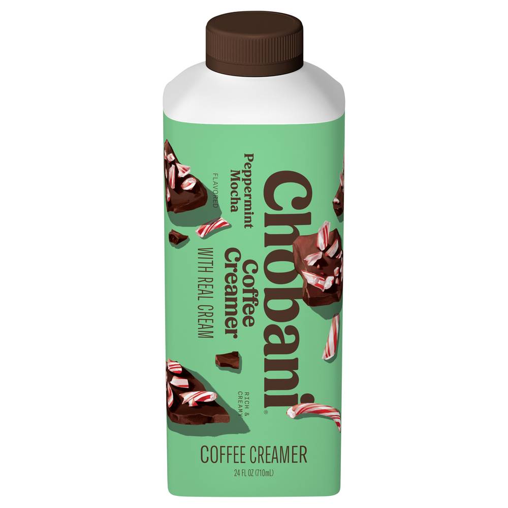 Chobani Coffee Creamer, Peppermint Mocha (24 fl oz)