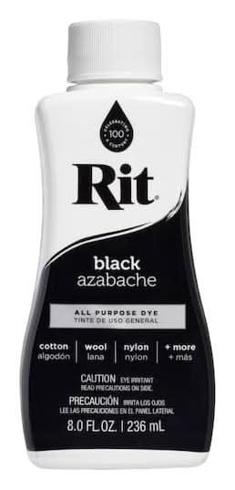 Rit All Purpose Liquid Dye, Black (8 fl oz)