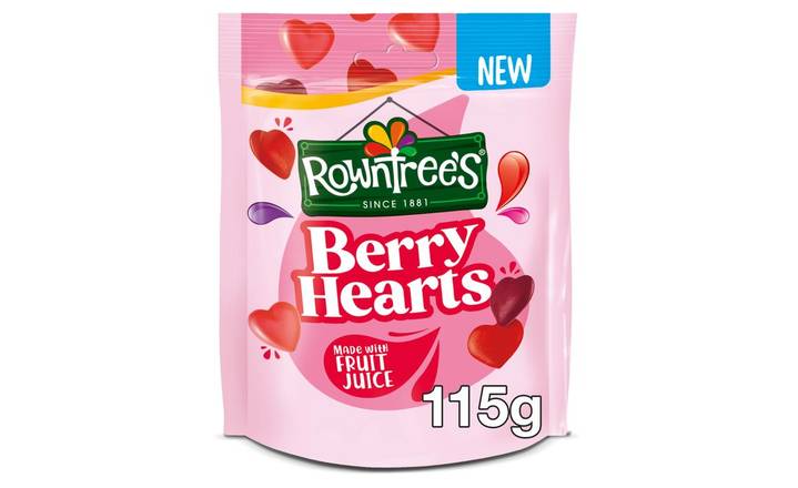 Rowntrees Berry Hearts 115g (404729)
