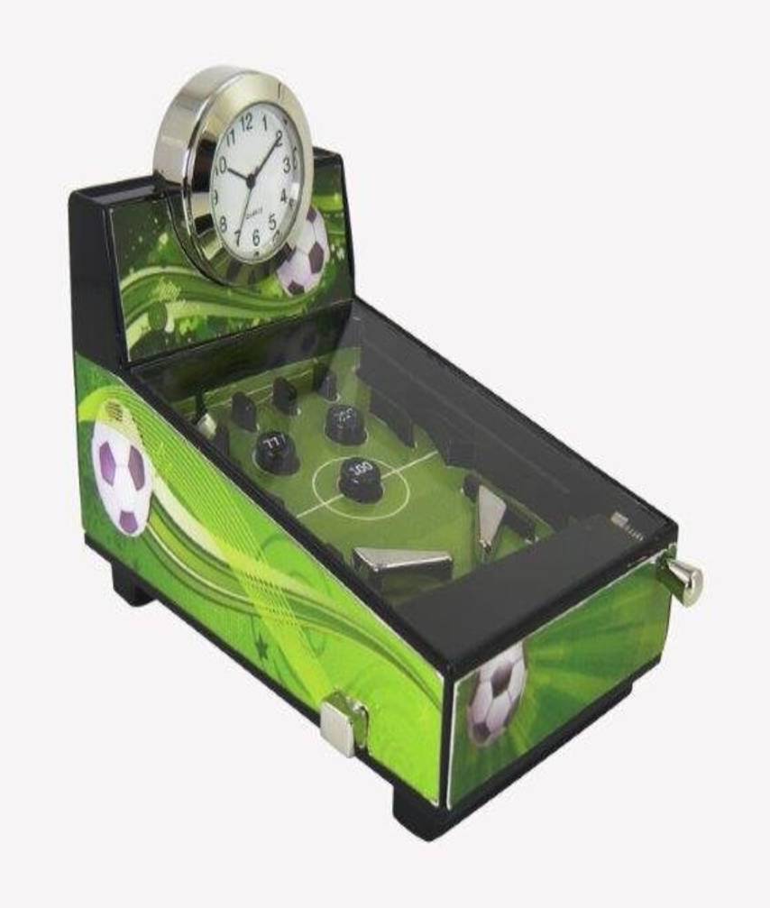 Figura Decorativa Reloj Maquina de Pinball Let Gloss