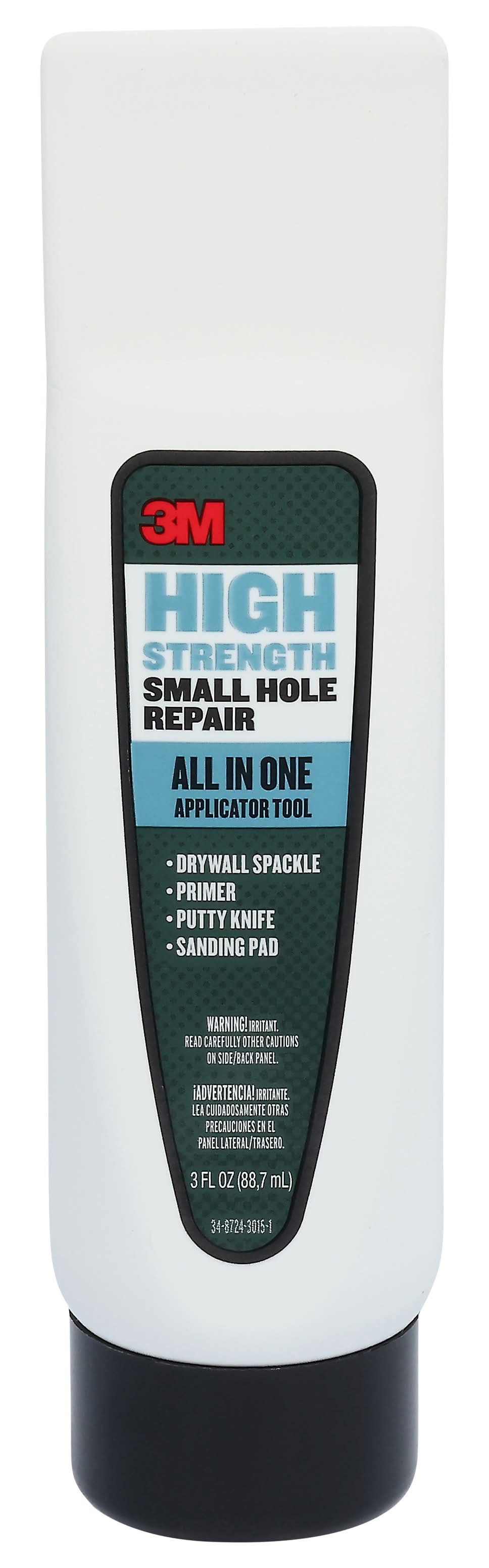 3M High Strength Small Hole Repair Patch Plus Primer 4-in-1 (3 fl oz)