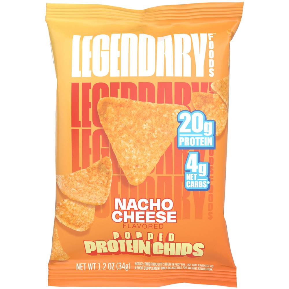 Legendary Foods Popped Protein Chips (nacho cheese)