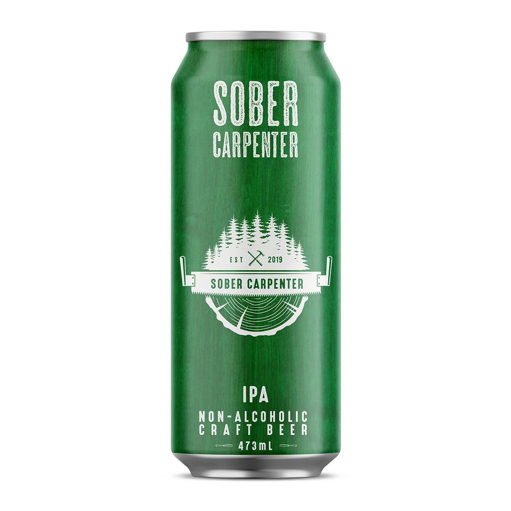Sober Carpenter Ipa Non-Alcoholic Craft Beer (473 ml)