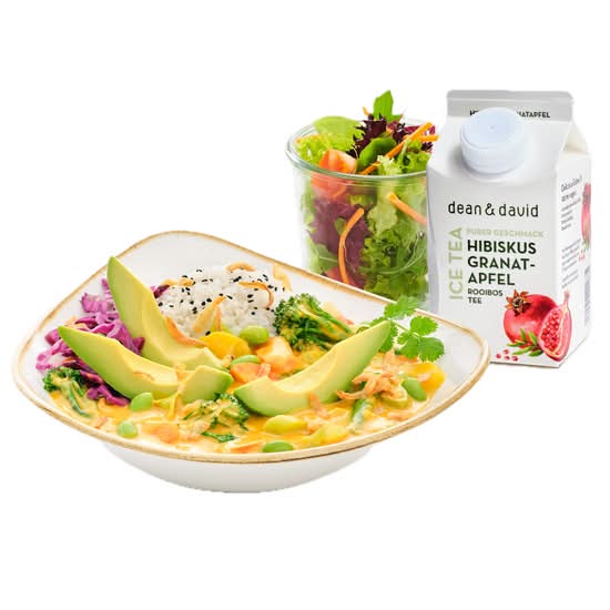 Yellow Avocado Curry Menu