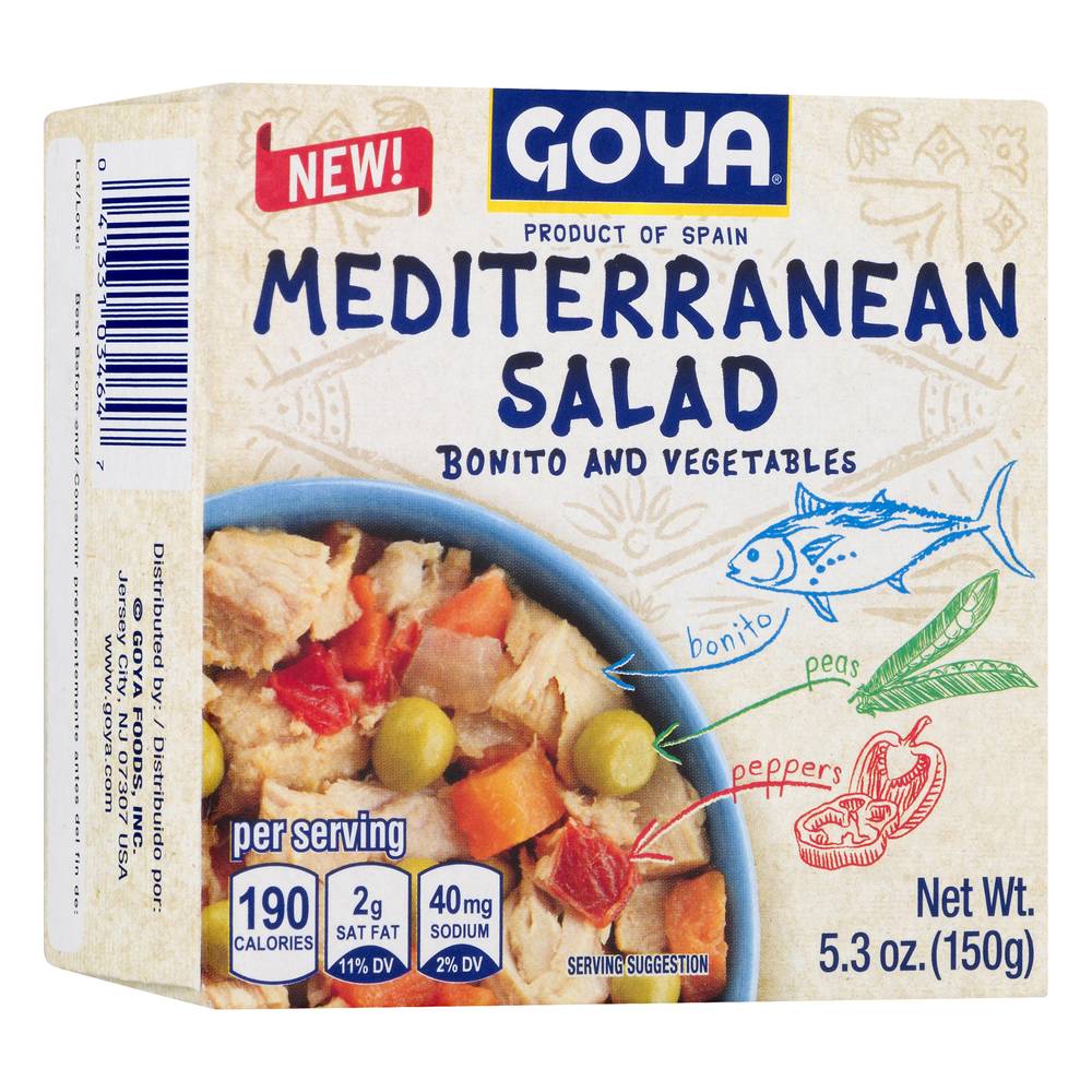 Goya Mediterranean Salad Bonito and Vegetables (5.3 oz)