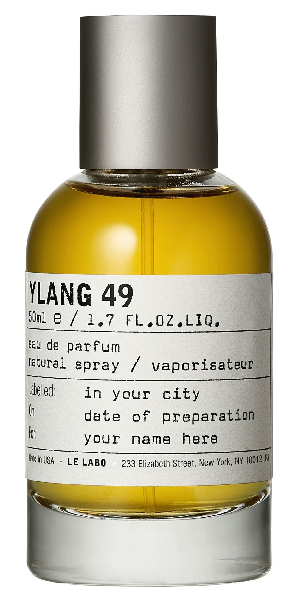LE LABO YLANG 49 50ml 香水 LE LABO YLANG 49 50ml オードパルファム