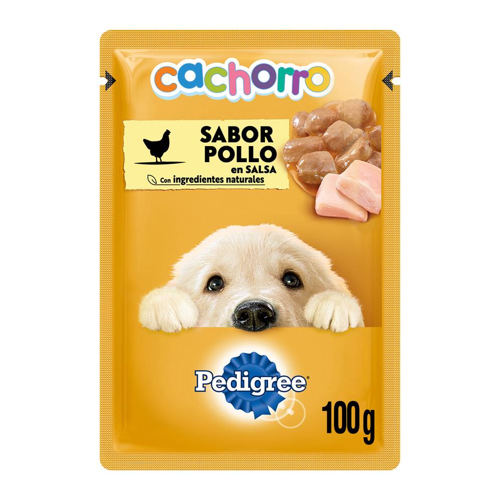 Pedigree alimento húmedo adulto pequeño pollo (sobre 100 g)