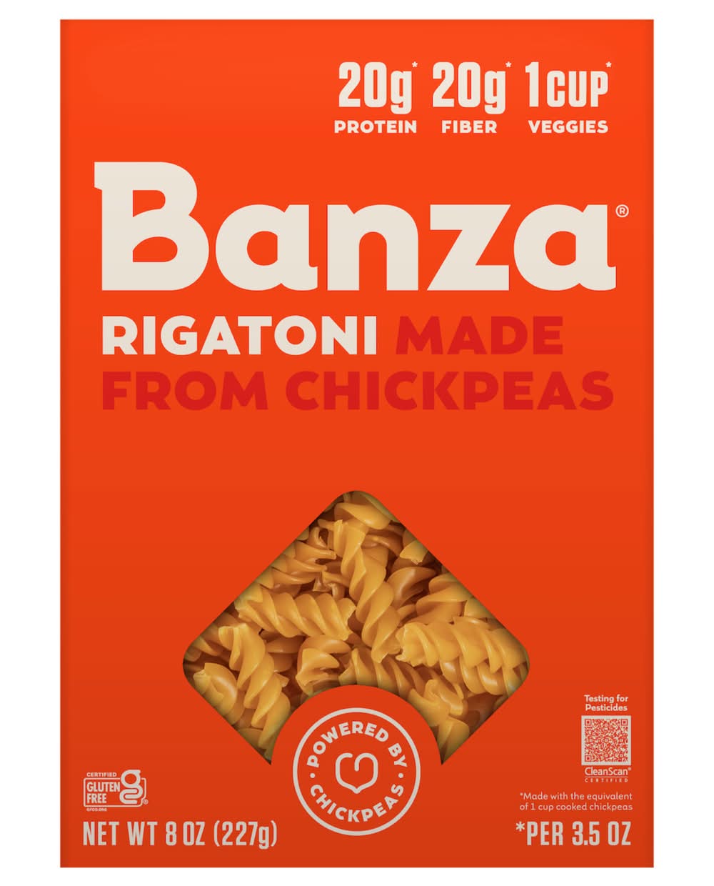Banza Rotini Made From Chickpeas Pasta (8 oz)
