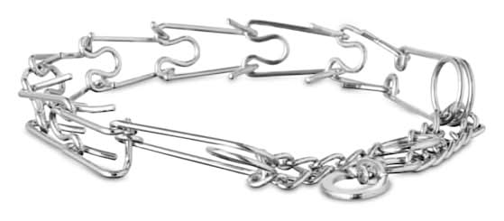 EveryYay Classic Training Dog Collar, Small, Polished Silver