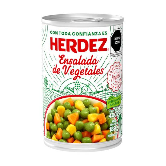 Herdez ensalada de vegetales (lata 400 g)