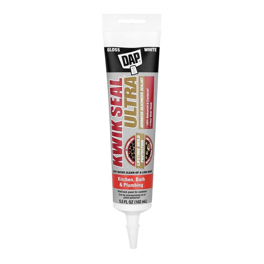 DAP Kwik Seal Ultra Premium Siliconized Sealant White