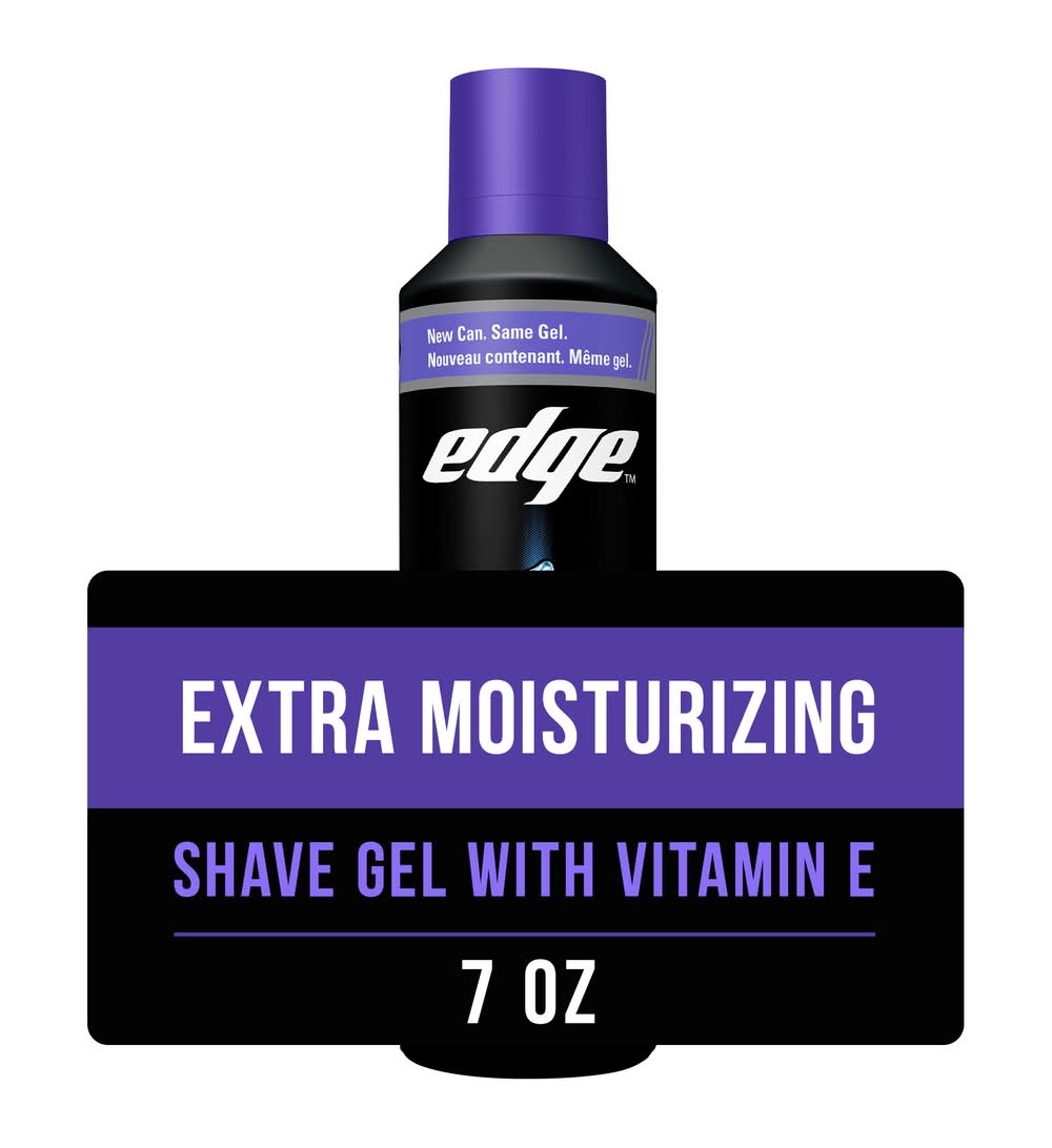 Edge Extra Moisturizing Shave Gel (7 oz)